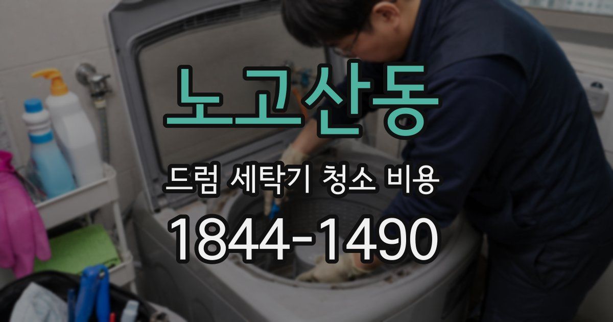 노고산동 드럼 세탁기 청소 비용