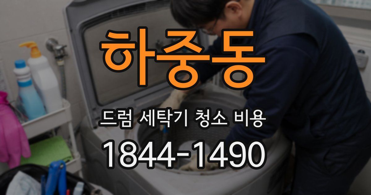 하중동 드럼 세탁기 청소 비용