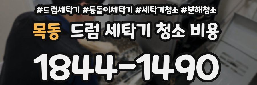 목동 드럼 세탁기 청소 비용