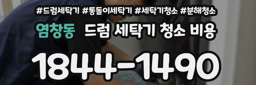 염창동 드럼 세탁기 청소 비용