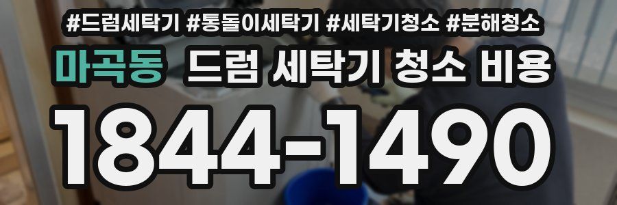 마곡동 드럼 세탁기 청소 비용