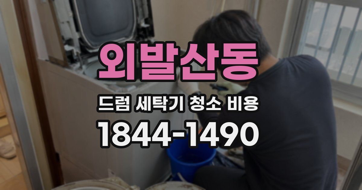 외발산동 드럼 세탁기 청소 비용