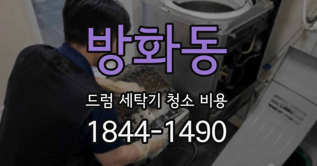 방화동 드럼 세탁기 청소 비용