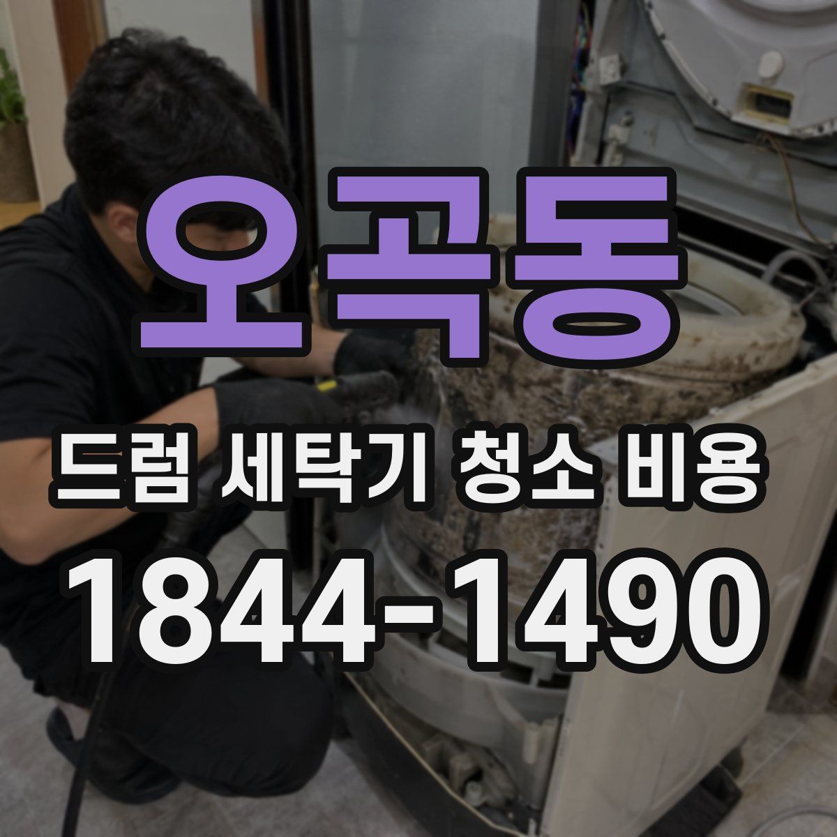 오곡동 드럼 세탁기 청소 비용