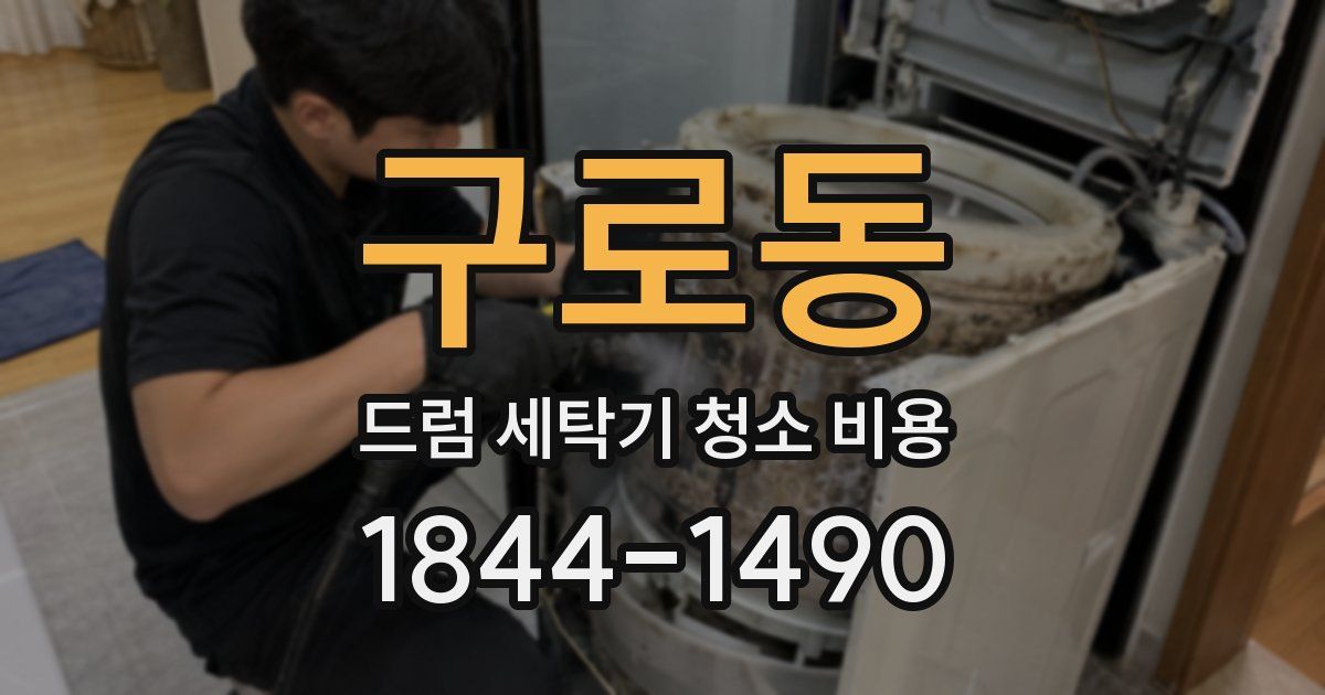 구로동 드럼 세탁기 청소 비용