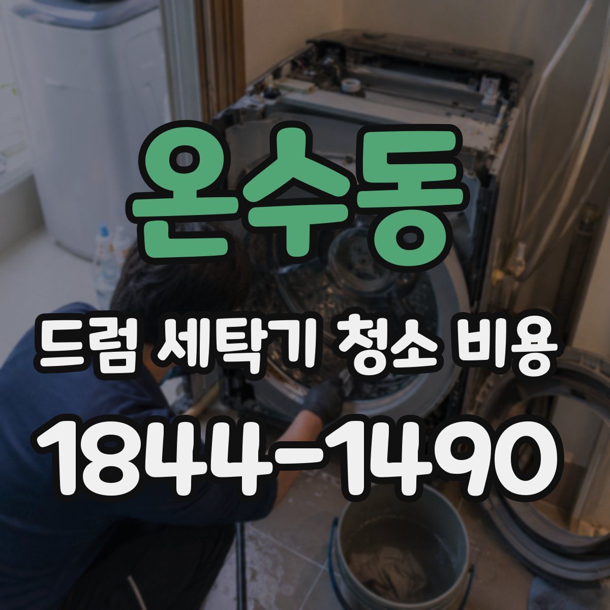온수동 드럼 세탁기 청소 비용
