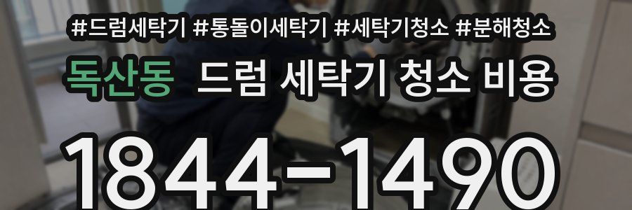 독산동 드럼 세탁기 청소 비용