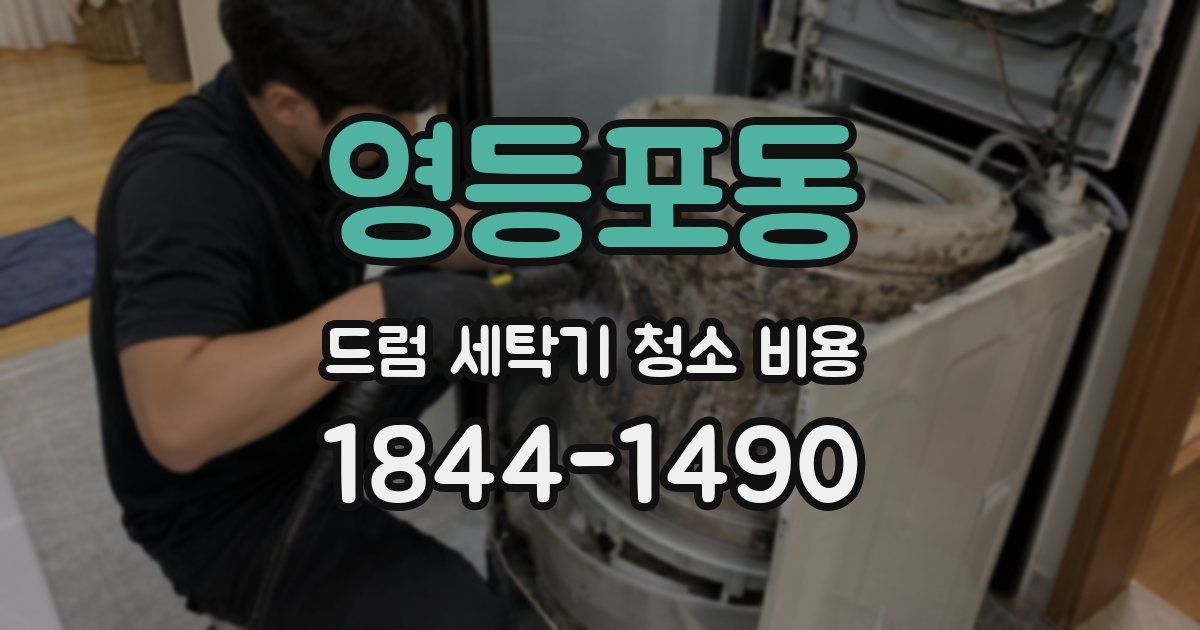 영등포동 드럼 세탁기 청소 비용