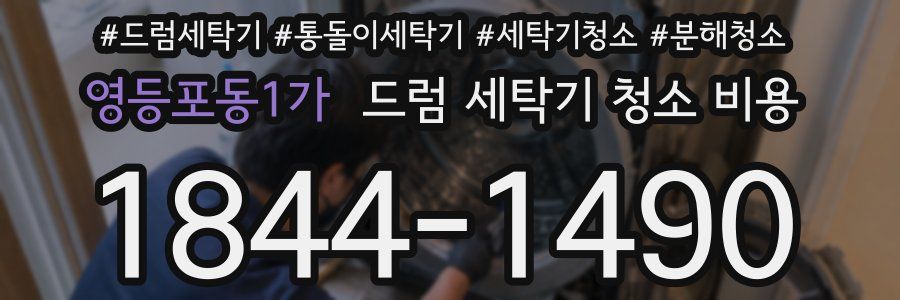 영등포동1가 드럼 세탁기 청소 비용