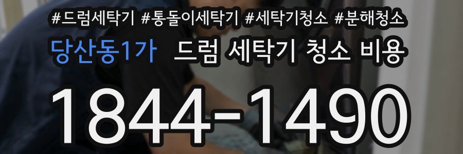 당산동1가 드럼 세탁기 청소 비용