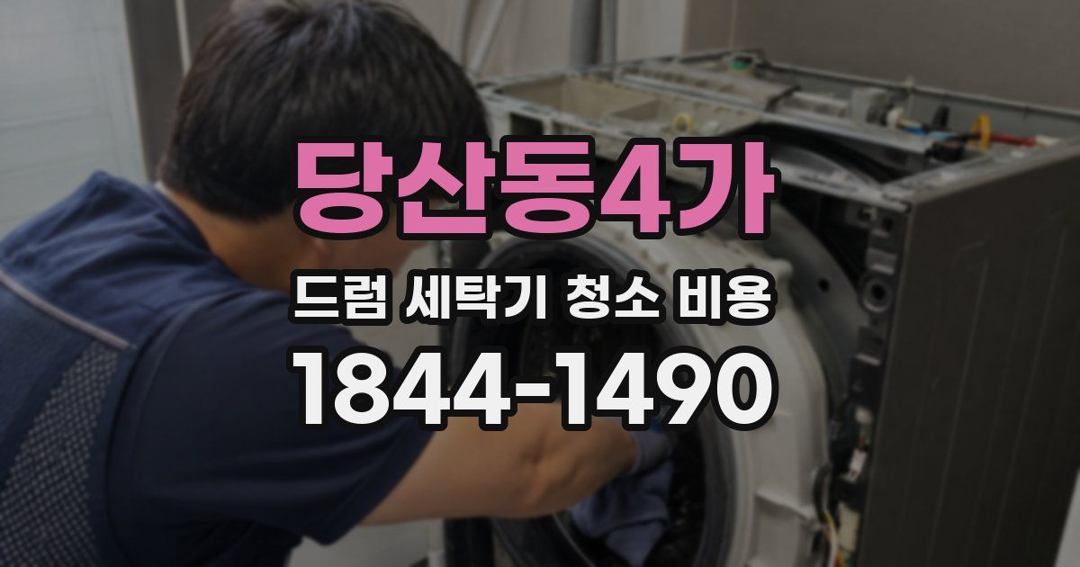 당산동4가 드럼 세탁기 청소 비용