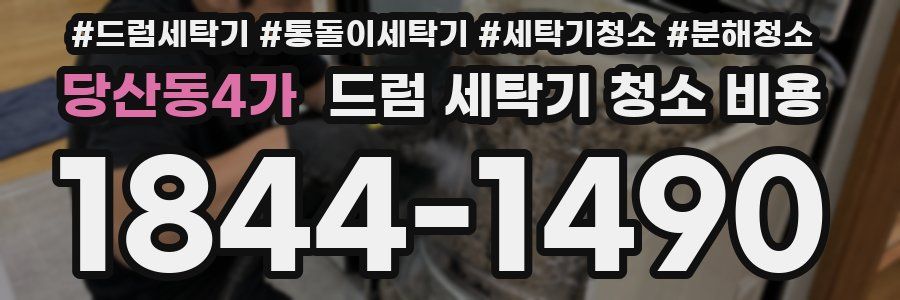 당산동4가 드럼 세탁기 청소 비용