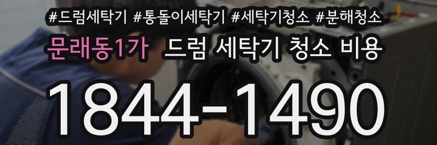 문래동1가 드럼 세탁기 청소 비용