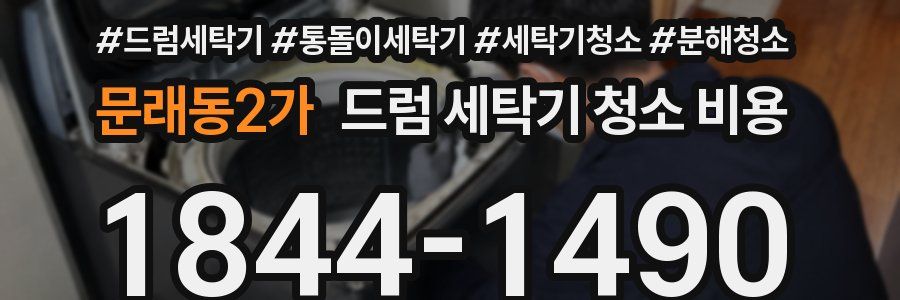문래동2가 드럼 세탁기 청소 비용