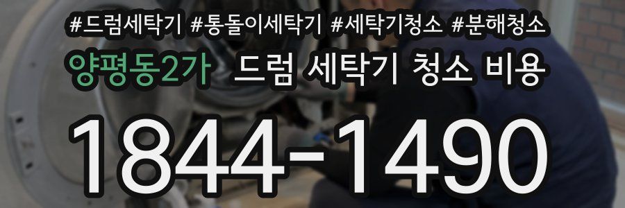 양평동2가 드럼 세탁기 청소 비용