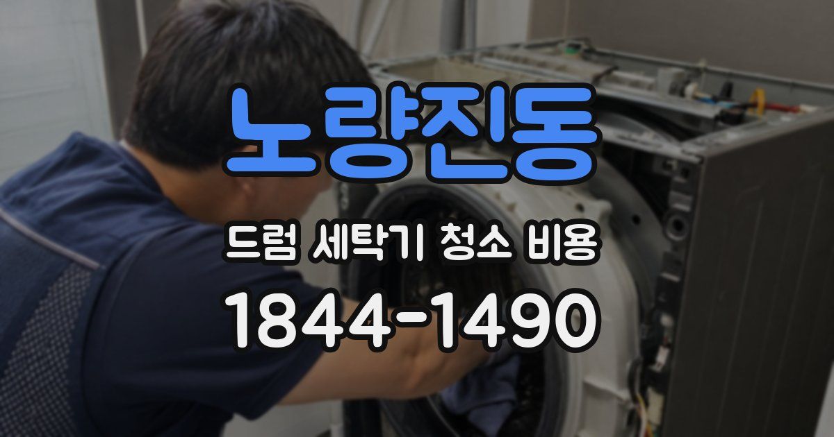 노량진동 드럼 세탁기 청소 비용