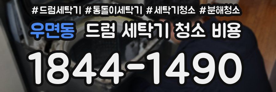 우면동 드럼 세탁기 청소 비용