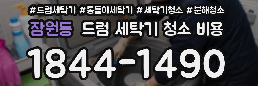 잠원동 드럼 세탁기 청소 비용