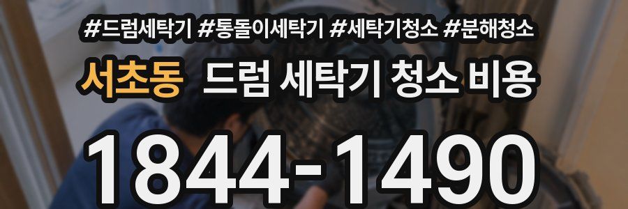 서초동 드럼 세탁기 청소 비용