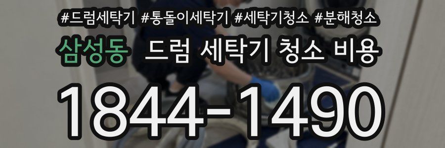 삼성동 드럼 세탁기 청소 비용