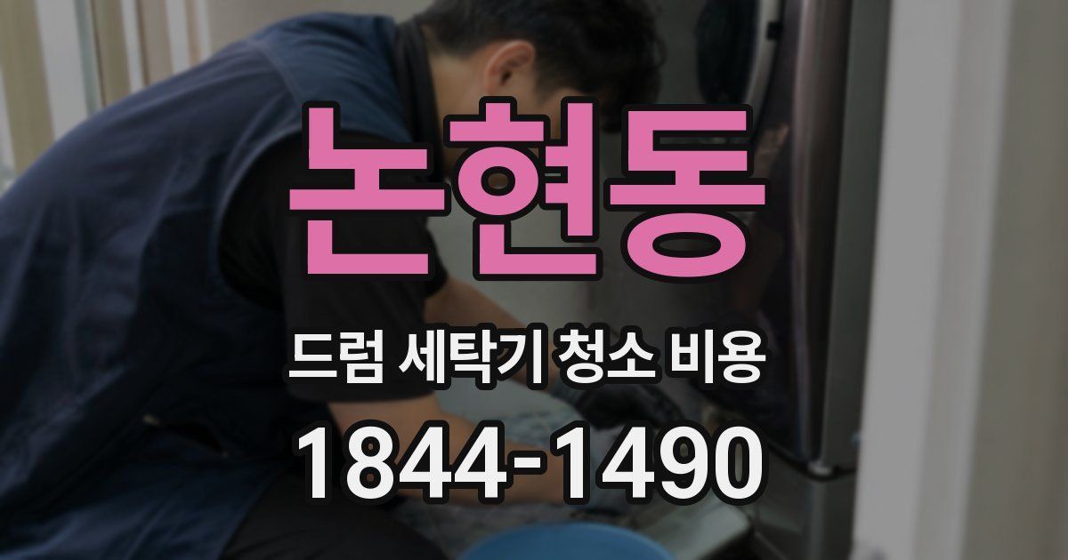 논현동 드럼 세탁기 청소 비용