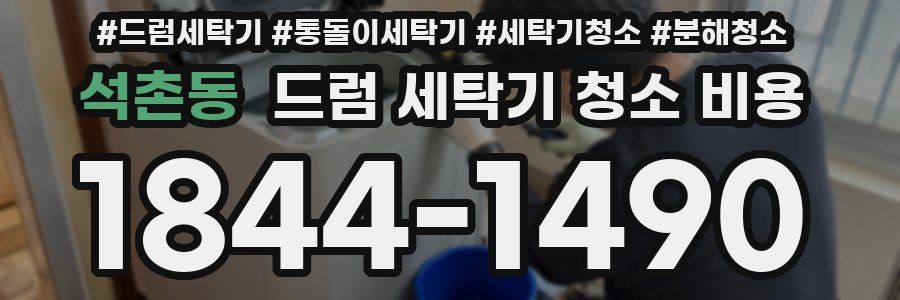 석촌동 드럼 세탁기 청소 비용