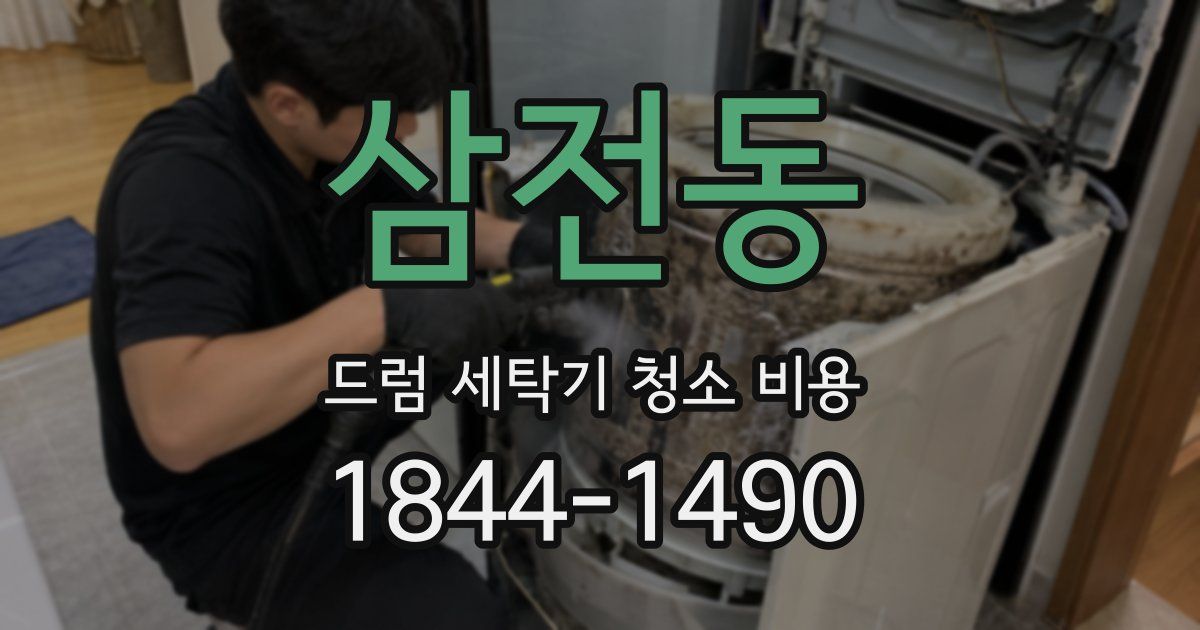 삼전동 드럼 세탁기 청소 비용