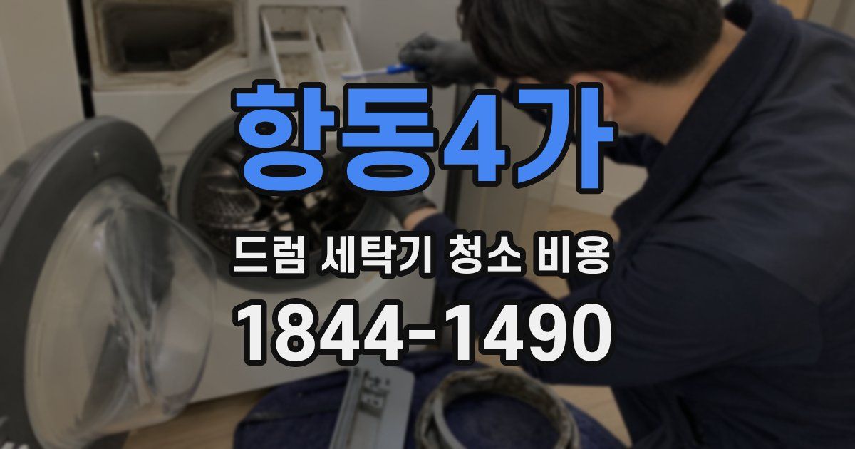 항동4가 드럼 세탁기 청소 비용