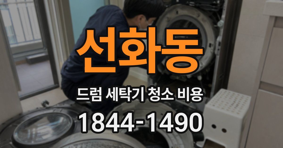 선화동 드럼 세탁기 청소 비용