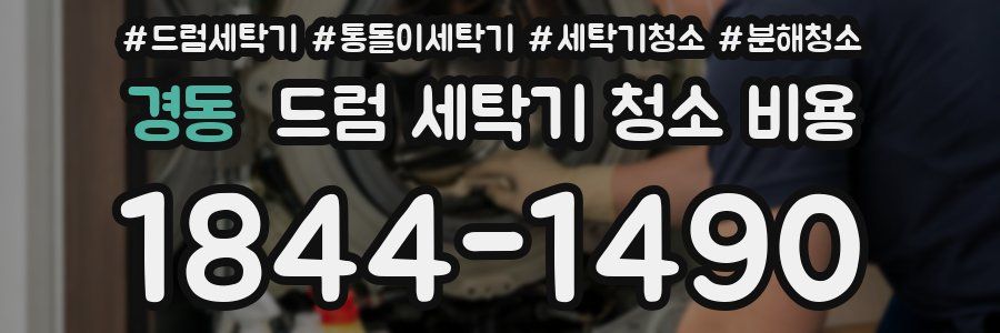 경동 드럼 세탁기 청소 비용