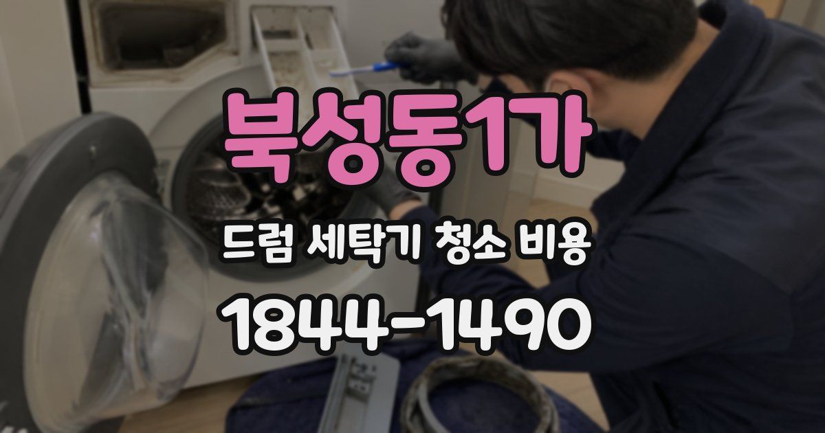 북성동1가 드럼 세탁기 청소 비용