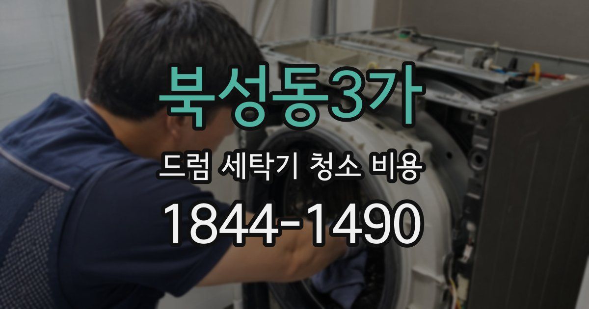 북성동3가 드럼 세탁기 청소 비용