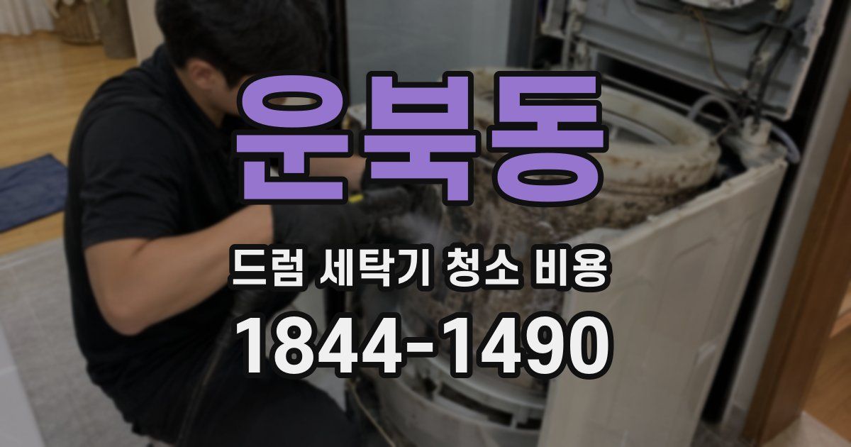 운북동 드럼 세탁기 청소 비용