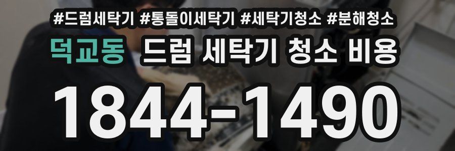덕교동 드럼 세탁기 청소 비용