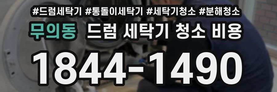 무의동 드럼 세탁기 청소 비용