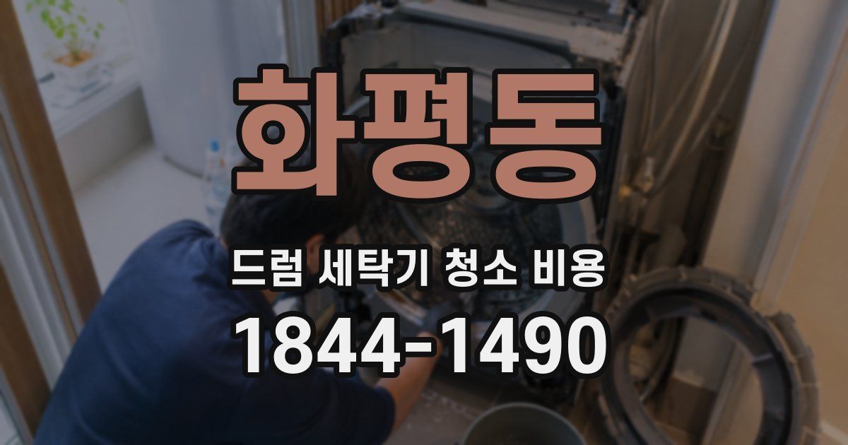 화평동 드럼 세탁기 청소 비용