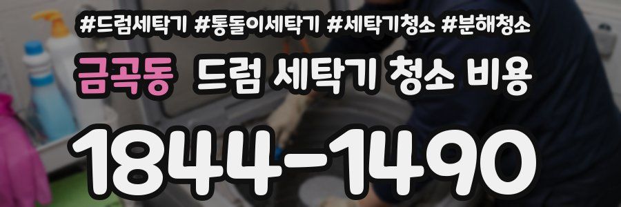 금곡동 드럼 세탁기 청소 비용