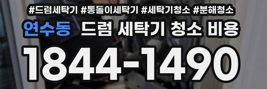 연수동 드럼 세탁기 청소 비용