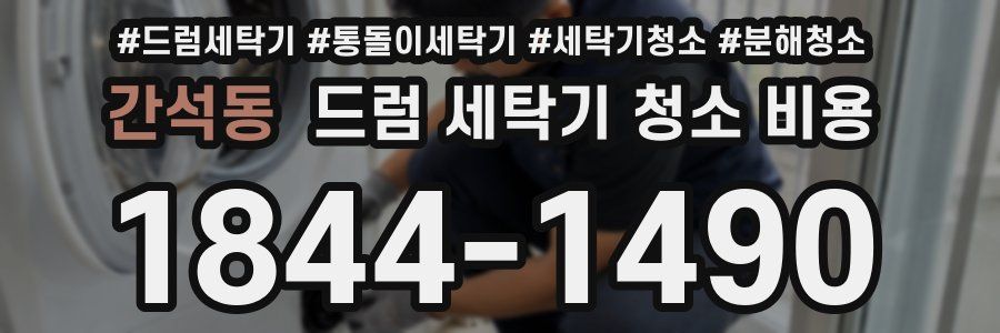 간석동 드럼 세탁기 청소 비용