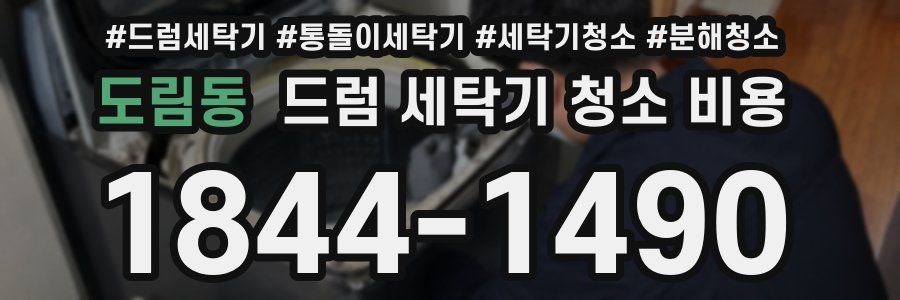 도림동 드럼 세탁기 청소 비용