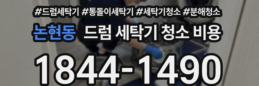 논현동 드럼 세탁기 청소 비용