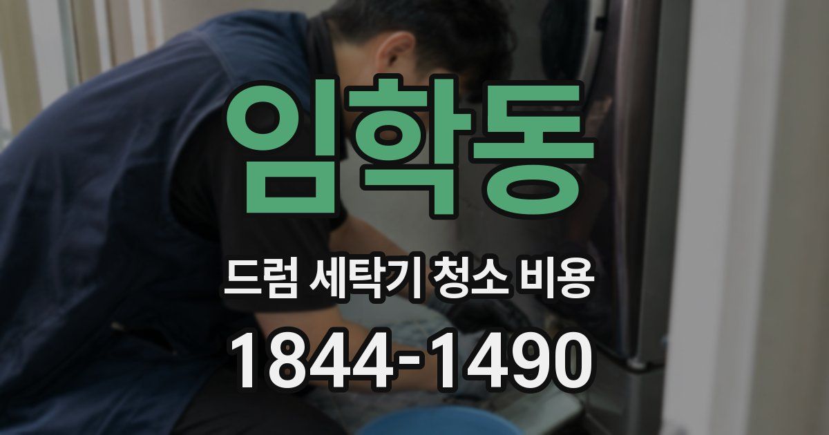 임학동 드럼 세탁기 청소 비용