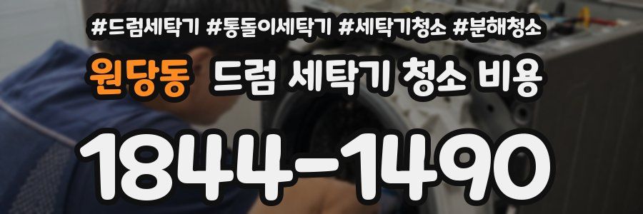 원당동 드럼 세탁기 청소 비용