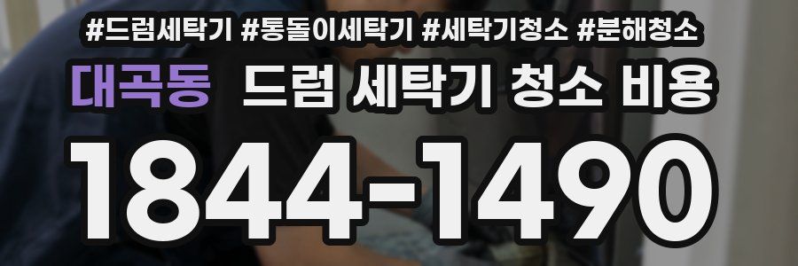 대곡동 드럼 세탁기 청소 비용