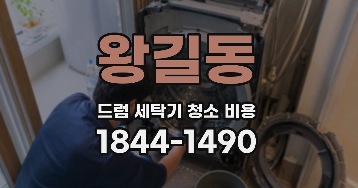 왕길동 드럼 세탁기 청소 비용