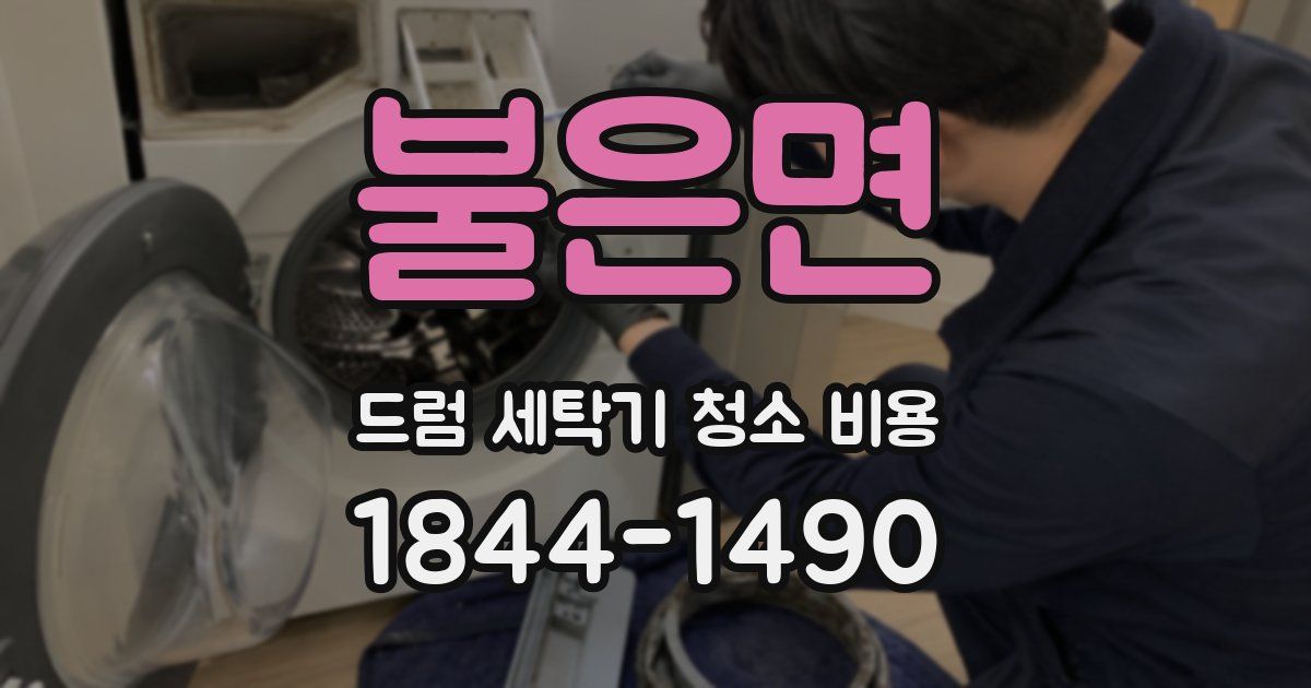 불은면 드럼 세탁기 청소 비용