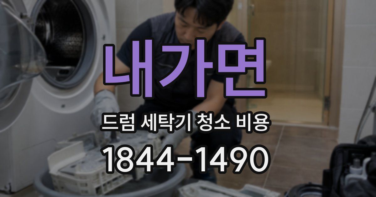 내가면 드럼 세탁기 청소 비용