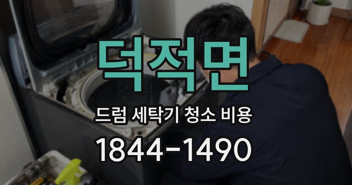 덕적면 드럼 세탁기 청소 비용