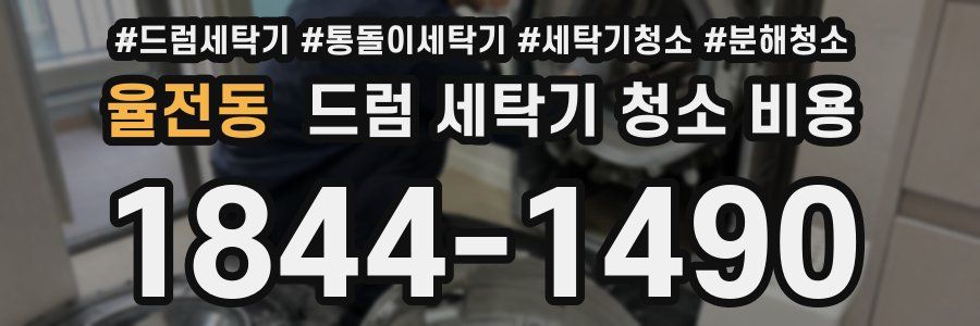 율전동 드럼 세탁기 청소 비용