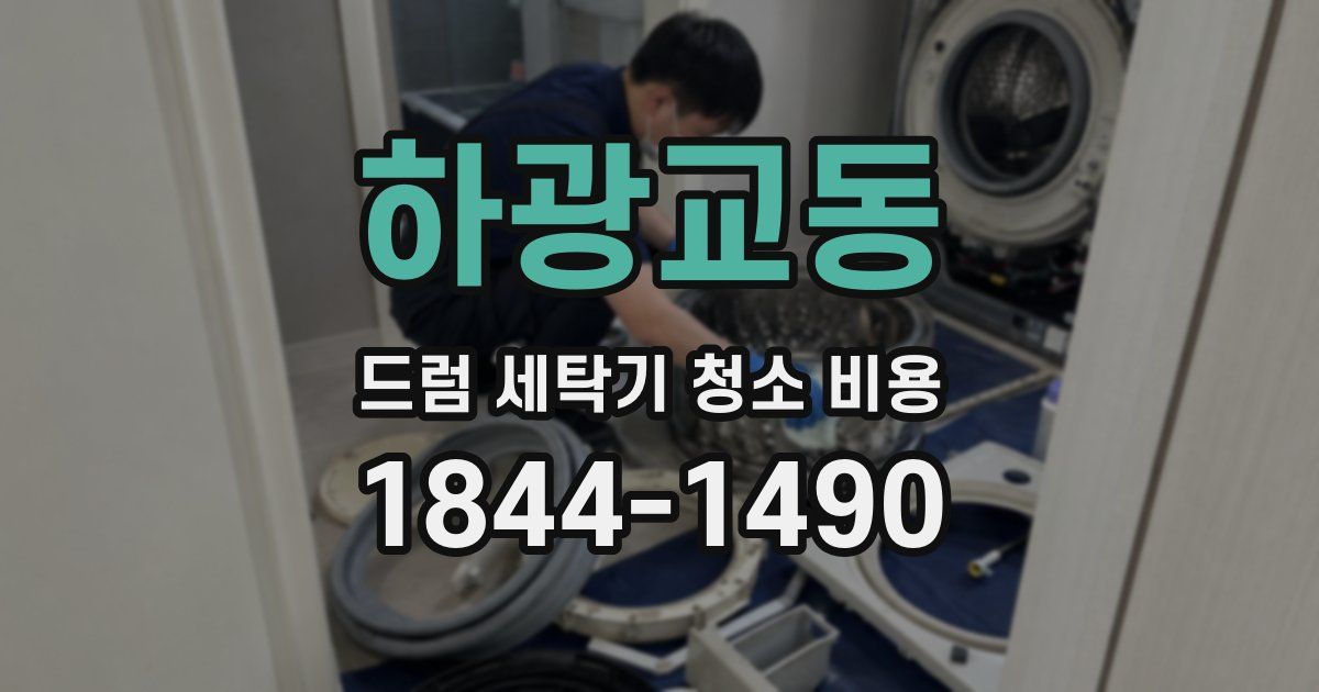 하광교동 드럼 세탁기 청소 비용
